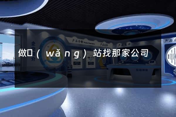 做網(wǎng)站找那家公司