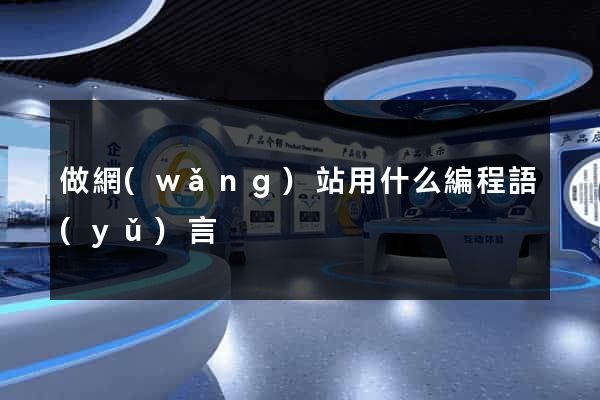 做網(wǎng)站用什么編程語(yǔ)言