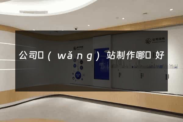 公司網(wǎng)站制作哪個好