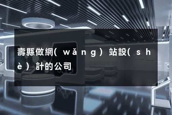 壽縣做網(wǎng)站設(shè)計的公司