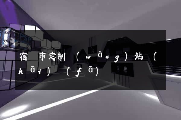 宿遷市定制網(wǎng)站開(kāi)發(fā)