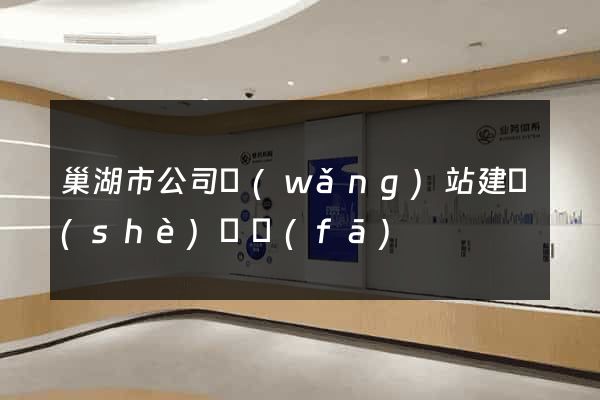 巢湖市公司網(wǎng)站建設(shè)開發(fā)