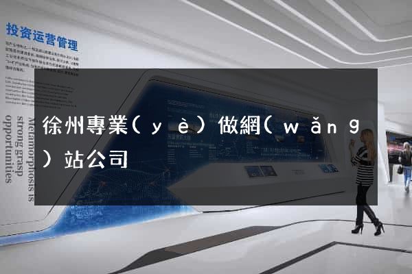 徐州專業(yè)做網(wǎng)站公司