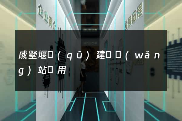 戚墅堰區(qū)建個網(wǎng)站費用