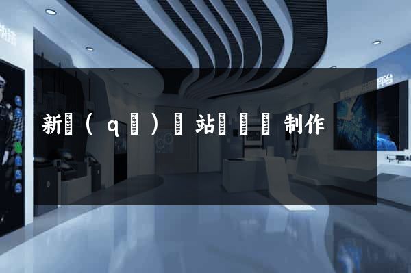 新區(qū)網站設計與制作