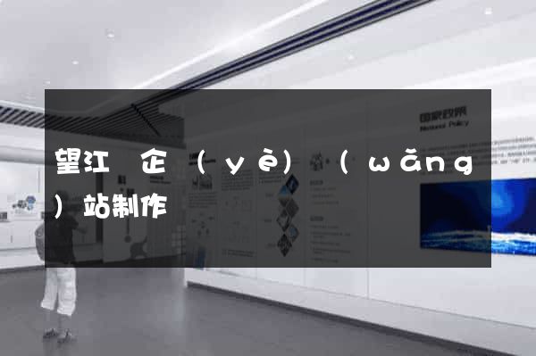 望江縣企業(yè)網(wǎng)站制作