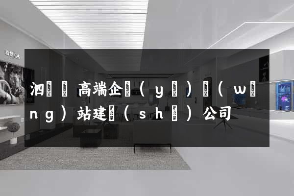 泗陽縣高端企業(yè)網(wǎng)站建設(shè)公司