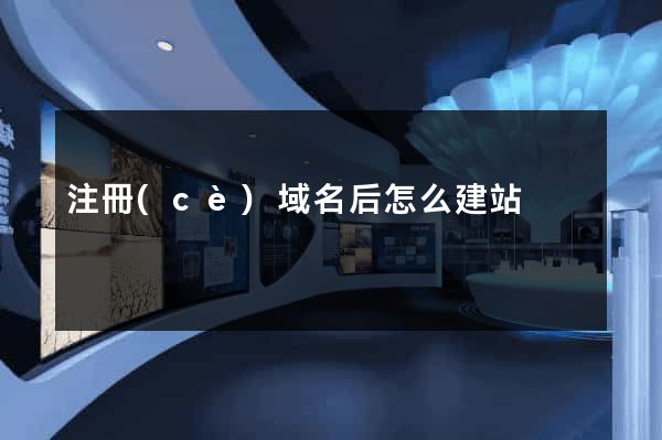 注冊(cè)域名后怎么建站