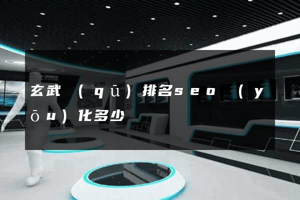 玄武區(qū)排名seo優(yōu)化多少錢