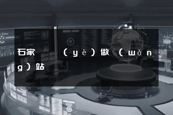 石家莊專業(yè)做網(wǎng)站