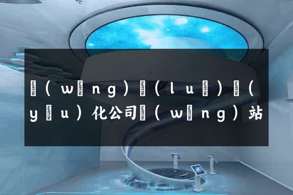 網(wǎng)絡(luò)優(yōu)化公司網(wǎng)站