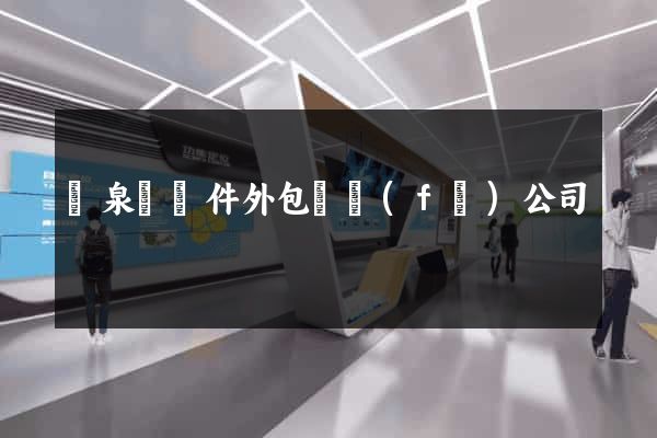 臨泉縣軟件外包開發(fā)公司