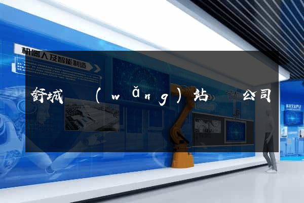 舒城縣網(wǎng)站設計公司