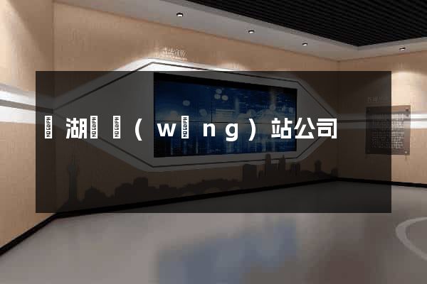 蕪湖縣網(wǎng)站公司