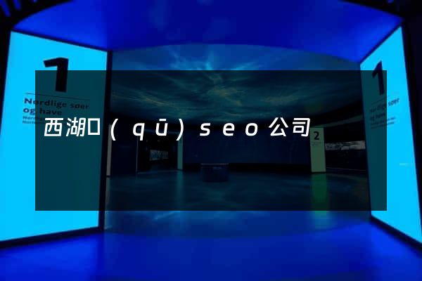 西湖區(qū)seo公司
