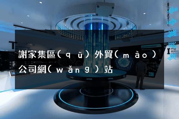 謝家集區(qū)外貿(mào)公司網(wǎng)站