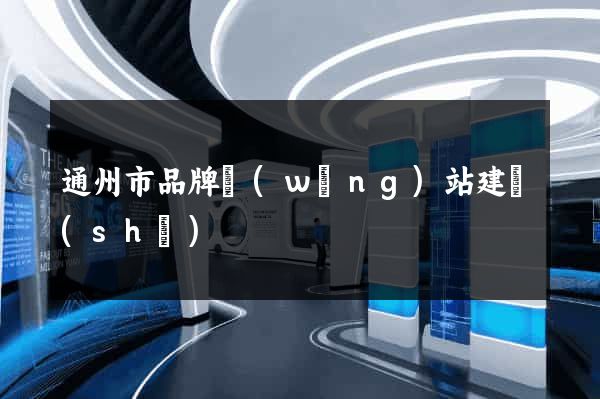 通州市品牌網(wǎng)站建設(shè)