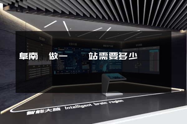 阜南縣做一個網站需要多少錢 阜南縣做一個網站需要多少錢