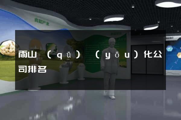 雨山區(qū)優(yōu)化公司排名