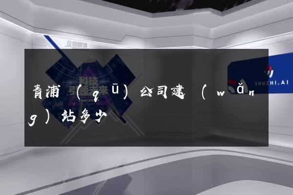 青浦區(qū)公司建網(wǎng)站多少錢