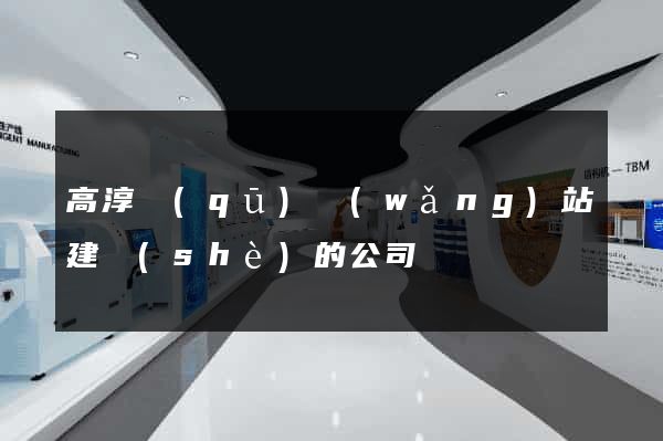 高淳區(qū)網(wǎng)站建設(shè)的公司